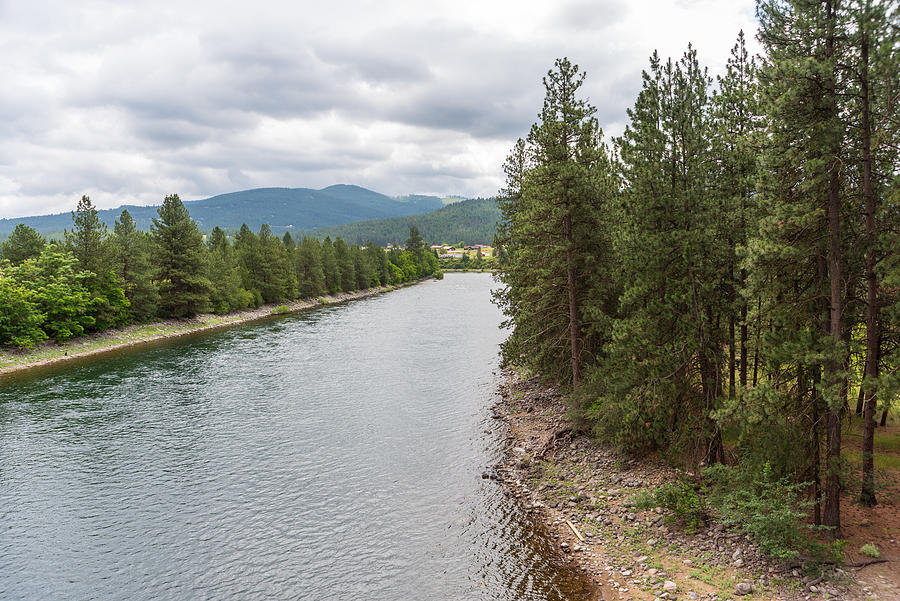 Spokane River near State Line Photograph by Matthew Nelson