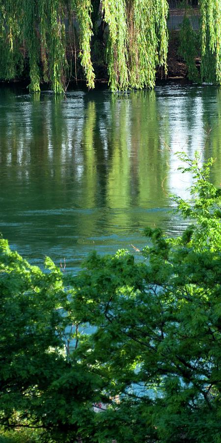 Spokane River Reflections Photograph