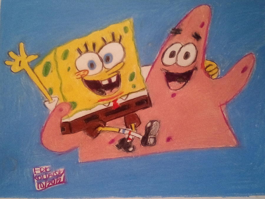 Spongebob And Patrick Drawing