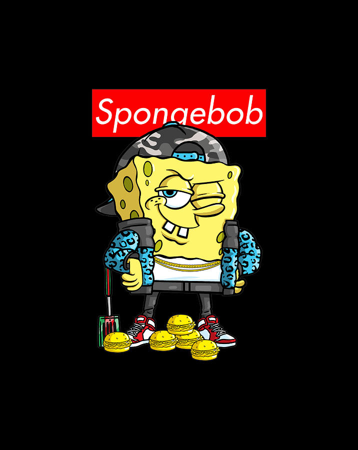 Spongebob Squarepants Cool Spongebob Digital Art by Nguyen Hung