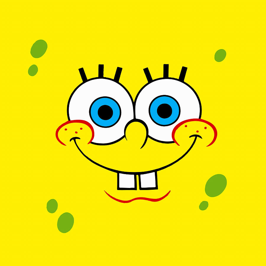 Spongebob Squarepants Face Poster tumblr Painting by Selina Wendy ...