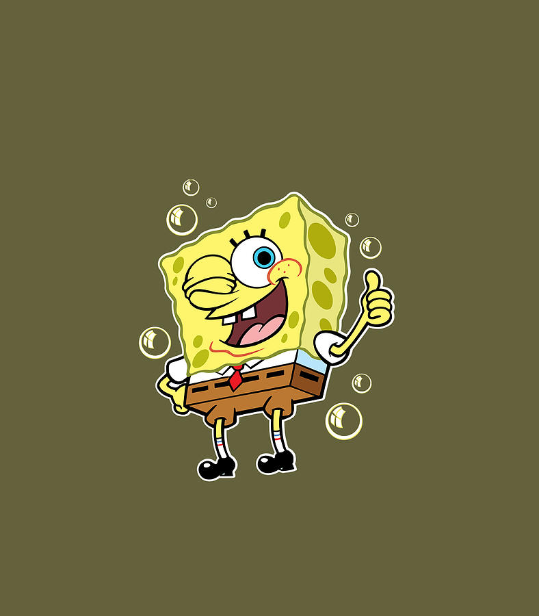 Sad Spongebob Sticker for iOS & Android