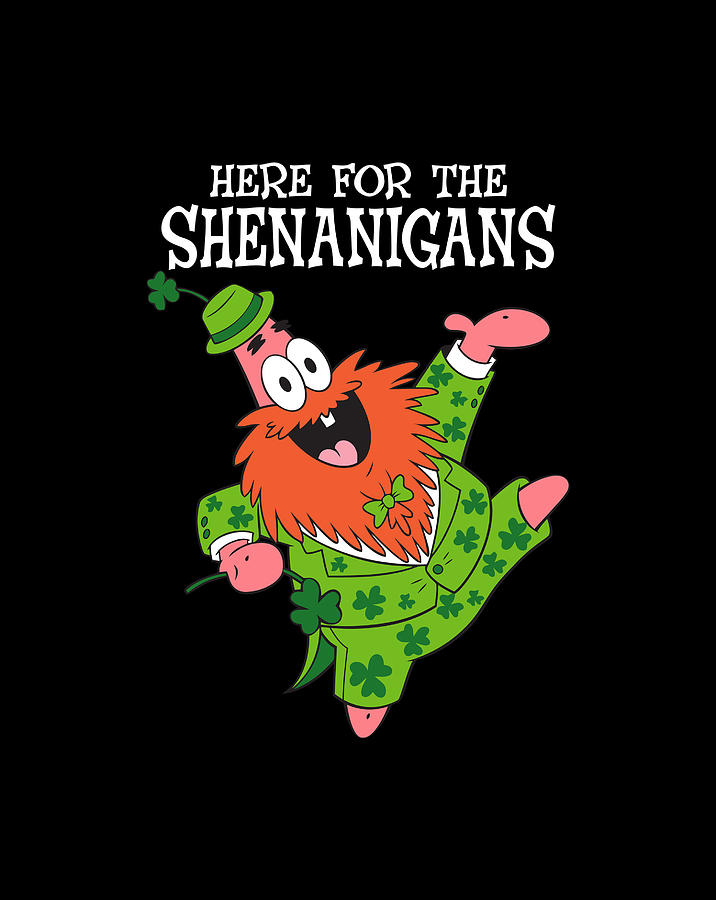 spongebob st patricks day shirt