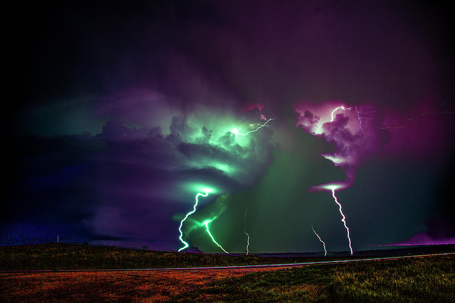 Spooktacular Nebraska Lightning 001 Photograph by NebraskaSC