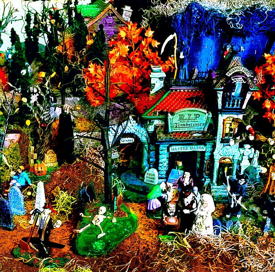 Spookville Mixed Media by CHAZ Daugherty