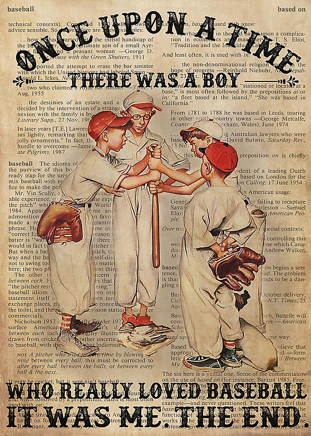 Sport Boy Baseball Dictionary Digital Art by Gambrel Temple - Fine Art ...