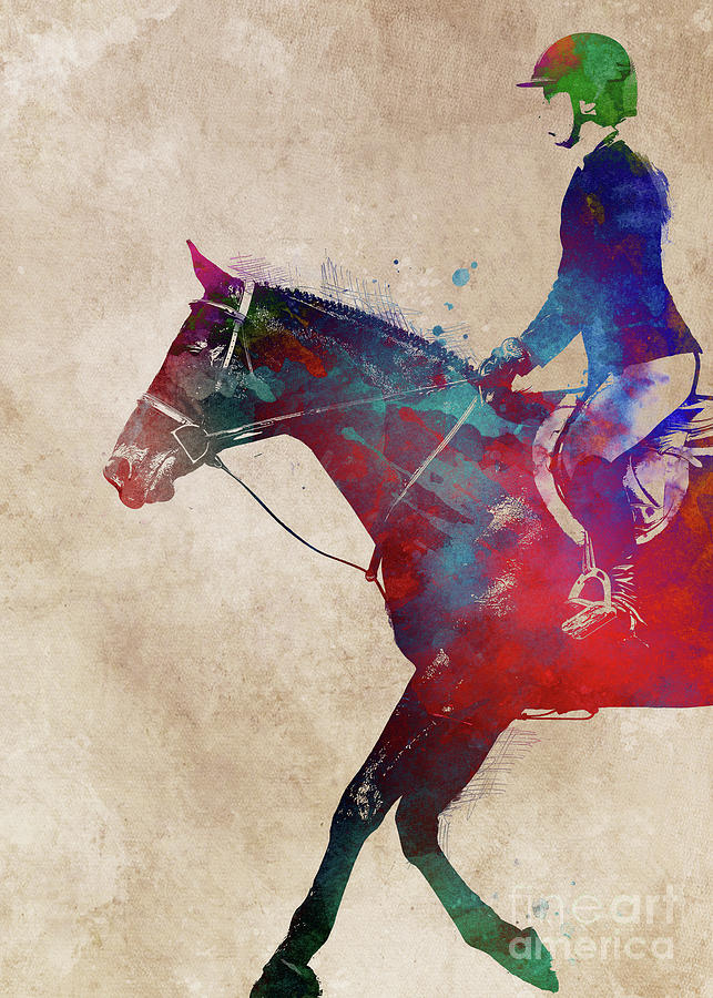 Sport Horsemanship #horsemanship #sport Digital Art