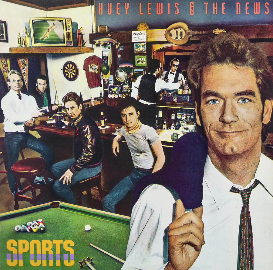 Huey Lewis - Sports Mixed Media by Robert VanDerWal