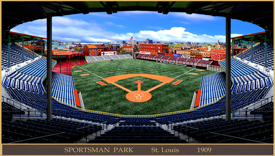 Sportsman Park 1909 Digital Art by Gary Grigsby - Fine Art America