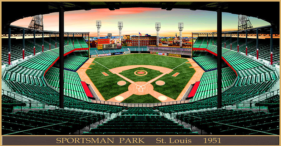 Sportsman Park 1951 Digital Art by Gary Grigsby - Pixels