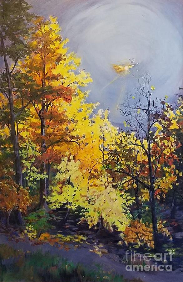 Spotlight on Autumn Painting by Merana Cadorette