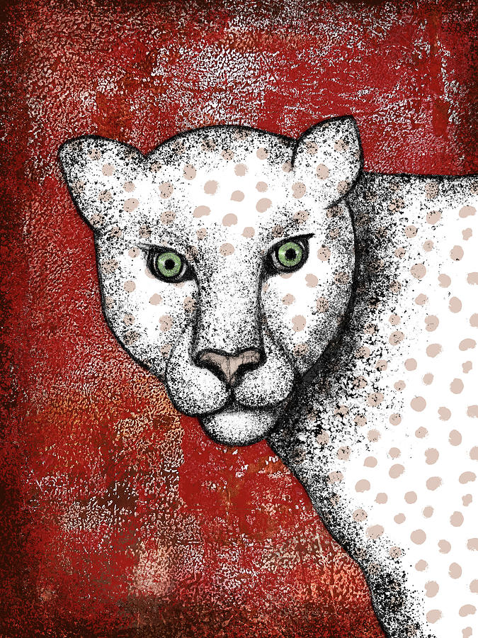 Spotted Leopard Says Hey Digital Art by Flo Karp