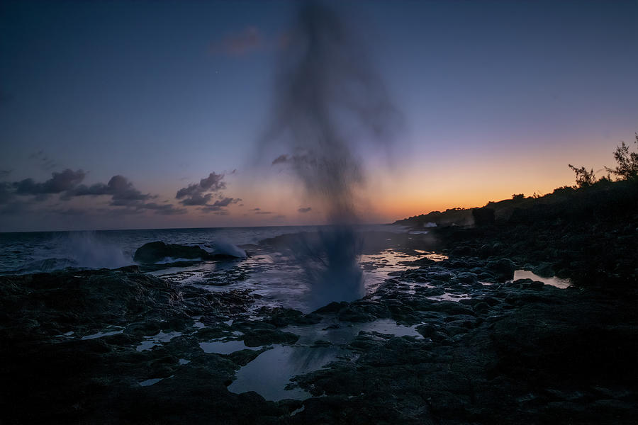 Spouting Horn Sunset Photograph By Ed Sancious - Fine Art America