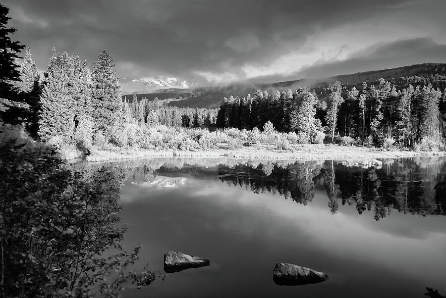 Sprague Lake Infrared Sunrise - Rocky Mountain National Park Photograph ...