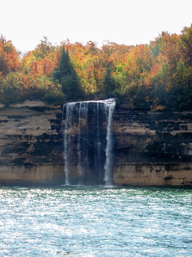 Spray Falls In Michigan Photograph