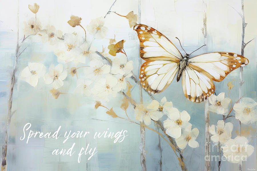Spread Your Wings And Fly Painting by Tina LeCour