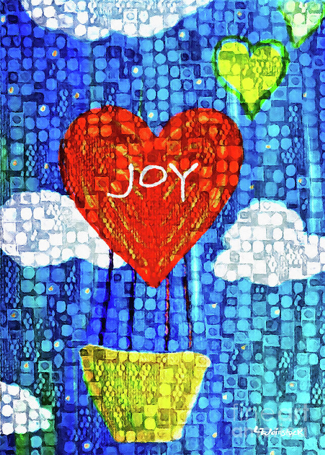 Joy  Mixed Media by Linda Weinstock