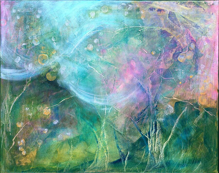 Abstract Painting - Spring #2 by Hiroko Stumpf