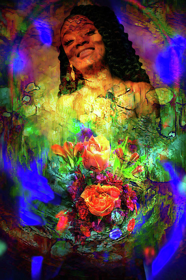 Spring Lady 2 Digital Art by Lisa Yount