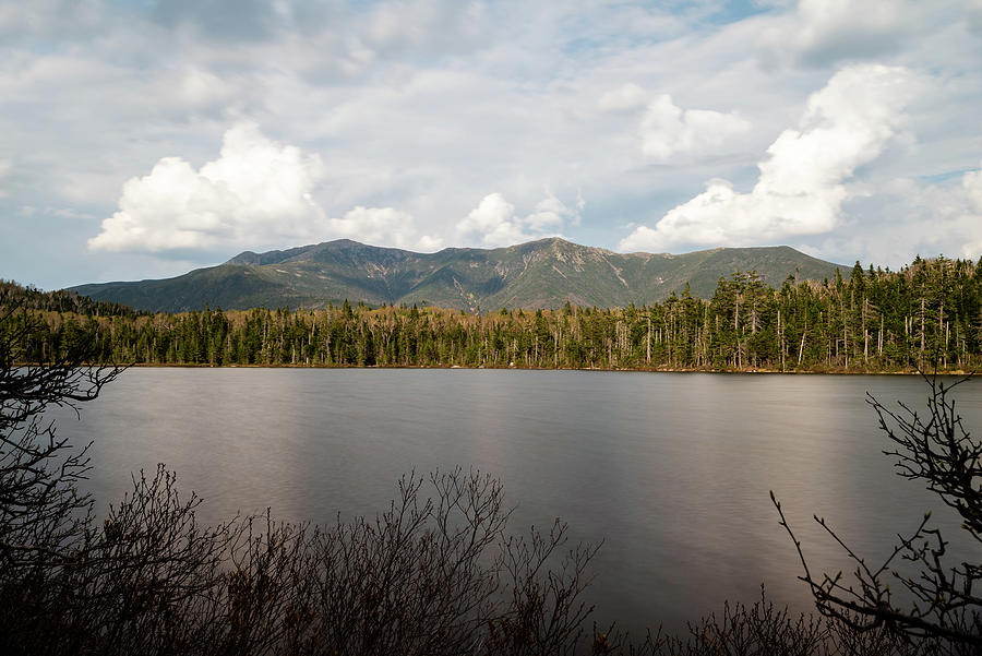 Spring Afternoon at Lonesome Lake in Franconia Notch State Park Photograph by William Dickman