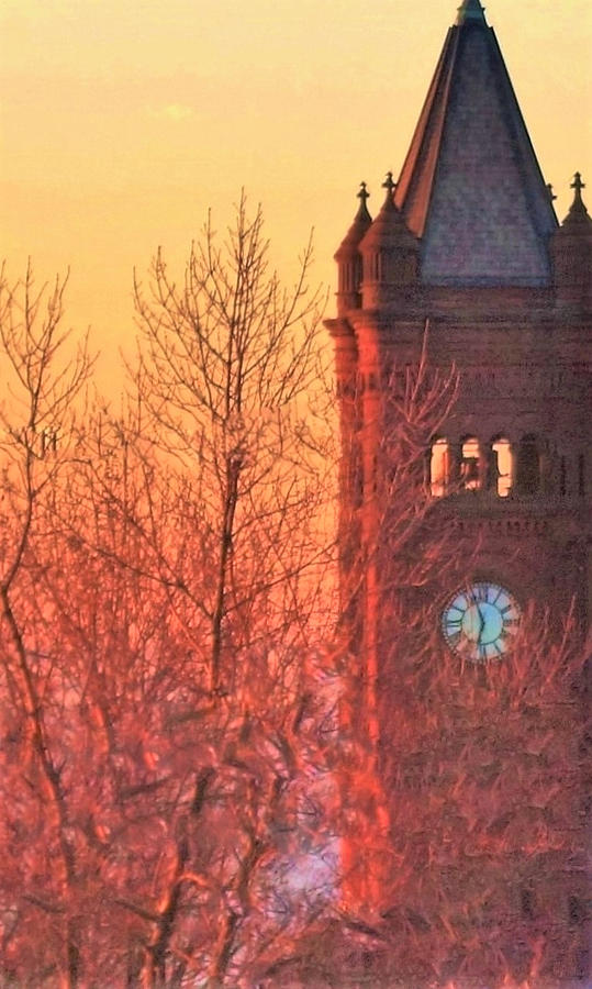 Spring At The Clock Tower Duluth Mn Photograph By Jan Swart