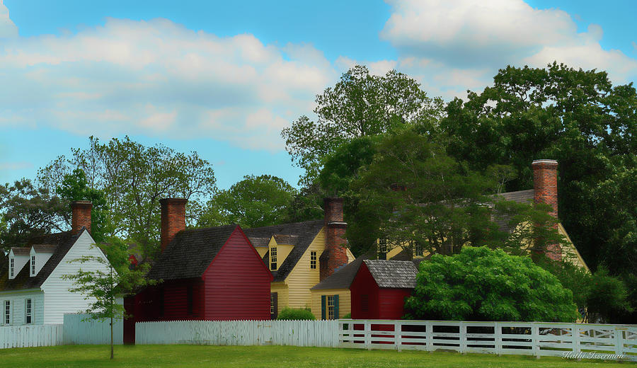 Spring at the Colonial Houses Photograph by Kathi Isserman