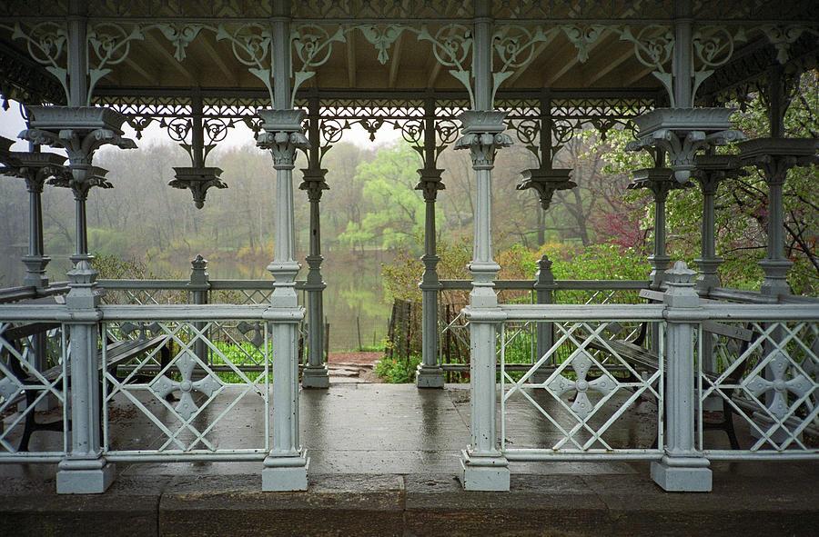 Central Park Photograph - Spring at the Ladies Pavilion by Cornelis Verwaal