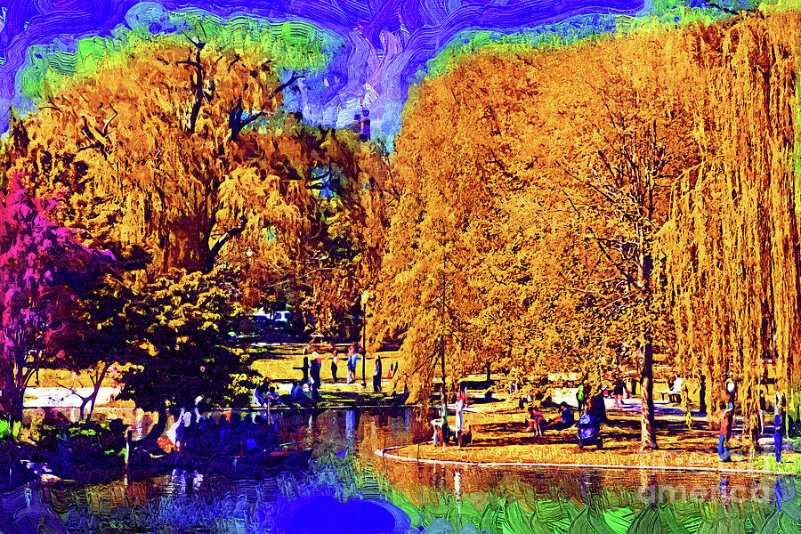 Spring At The Pond Digital Art by Kirt Tisdale