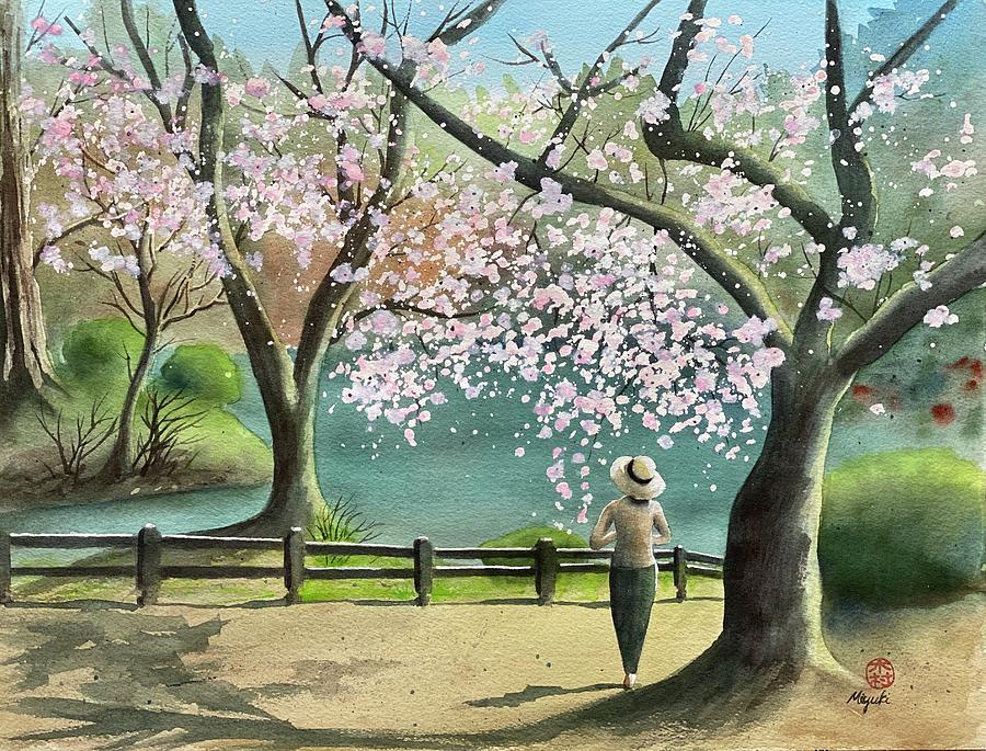 Spring Beauties Painting by Kelly Miyuki Kimura