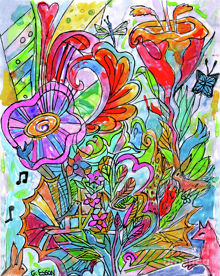 Spring Blessings Painting by Genevieve Esson