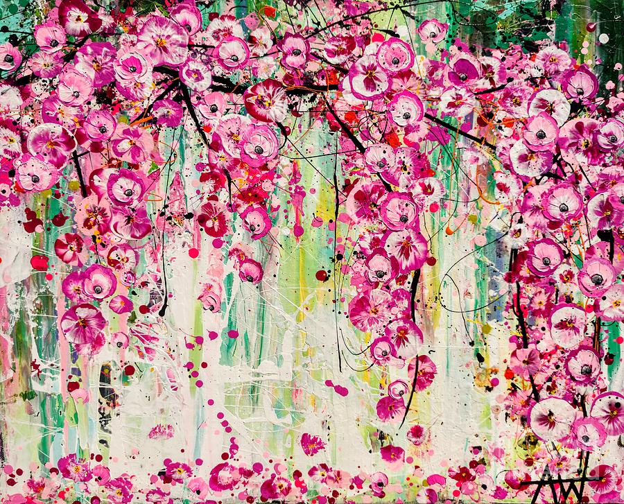 Spring Blossoms Painting by Angie Wright