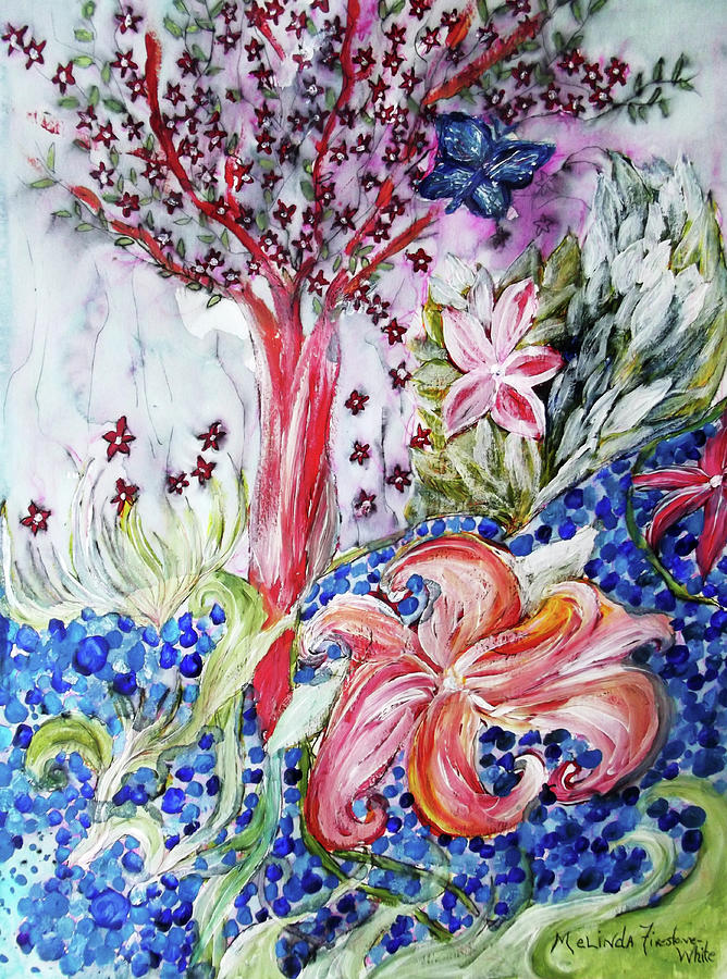 Spring Blossoms Painting by Melinda Firestone-White