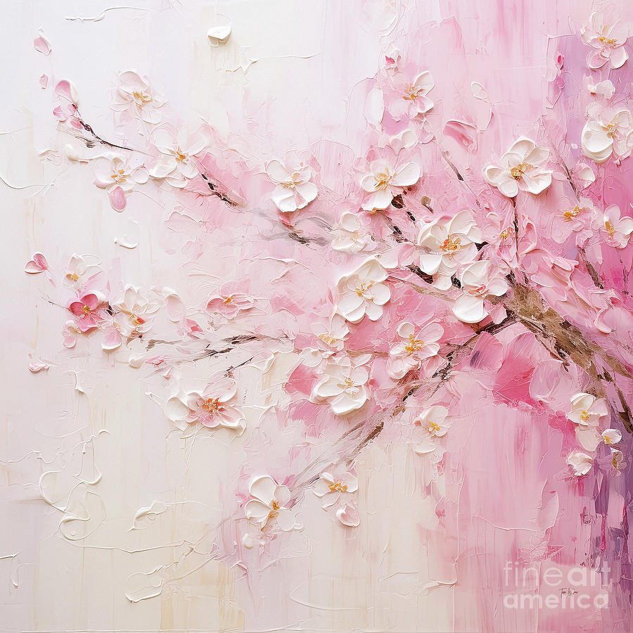 Spring Blossoms Painting by Tina LeCour