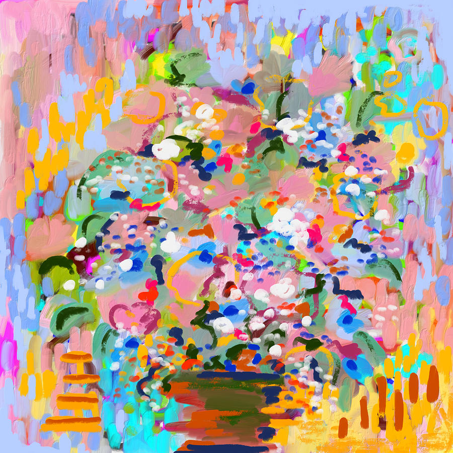 Spring Bouquet Mixed Media by Ann Leech