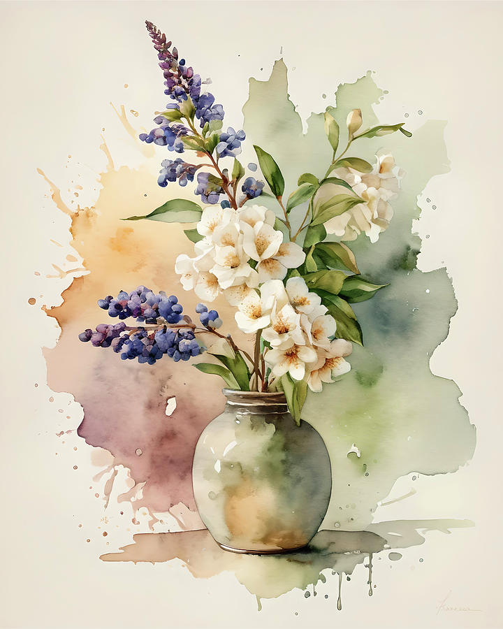 Spring Bouquet Digital Art by Frances Miller