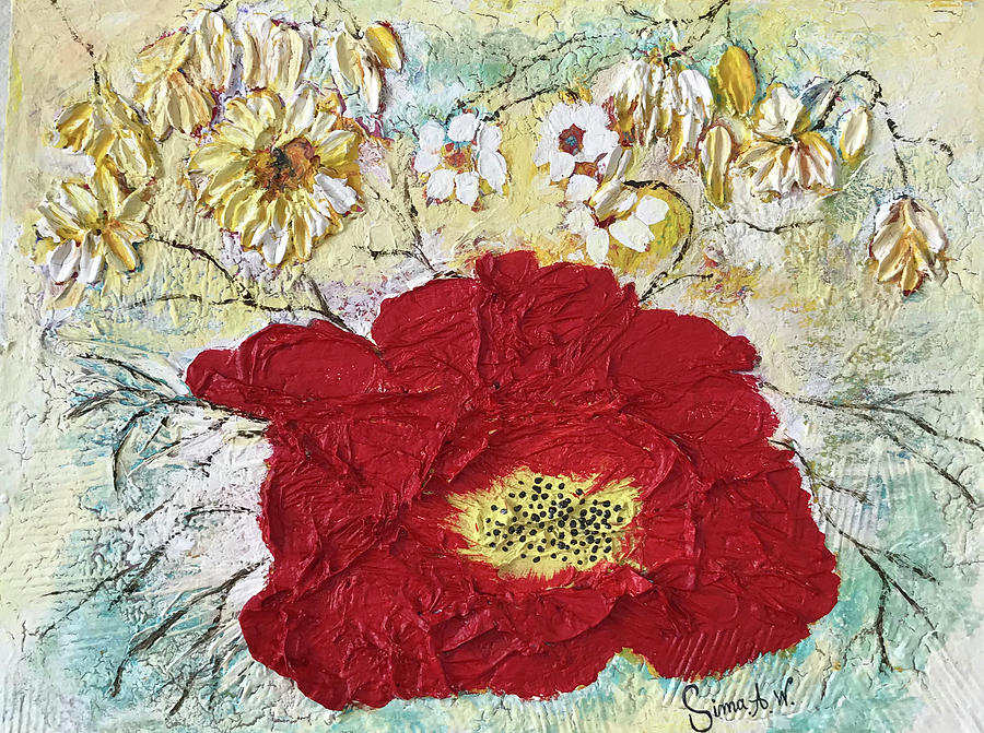 Spring Breeze  Mixed Media by Sima Amid Wewetzer
