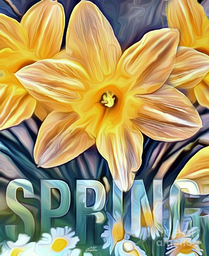 Spring Digital Art by CAC Graphics