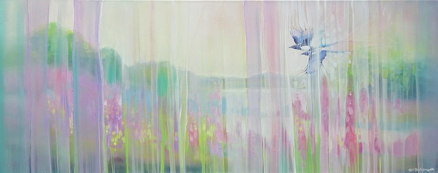 Spring Calls Painting by Gill Bustamante