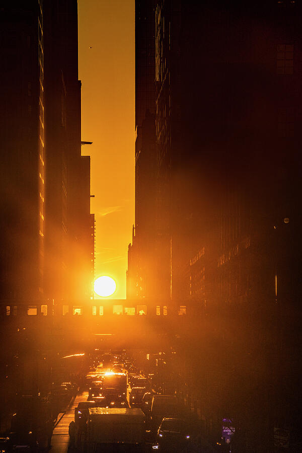 Spring Chicagohenge Photograph by Andrew Soundarajan