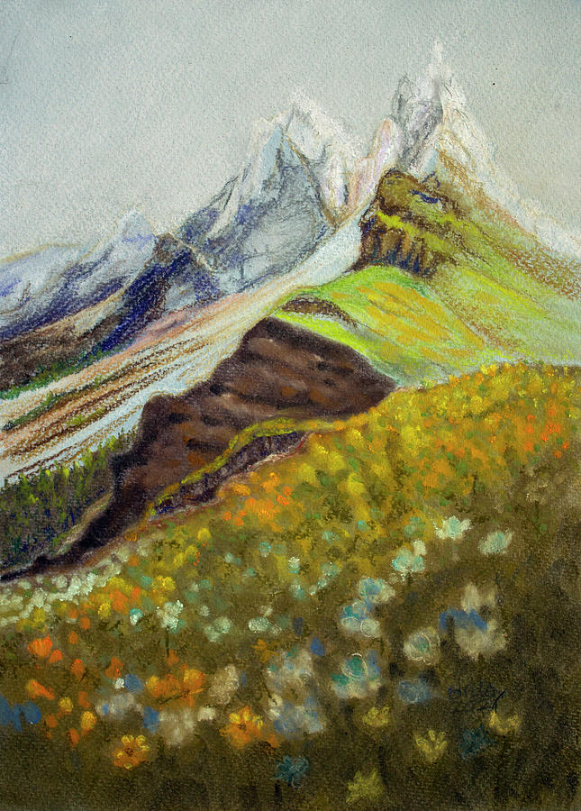Spring Comes to the Mountain Painting by Dorothy Riley