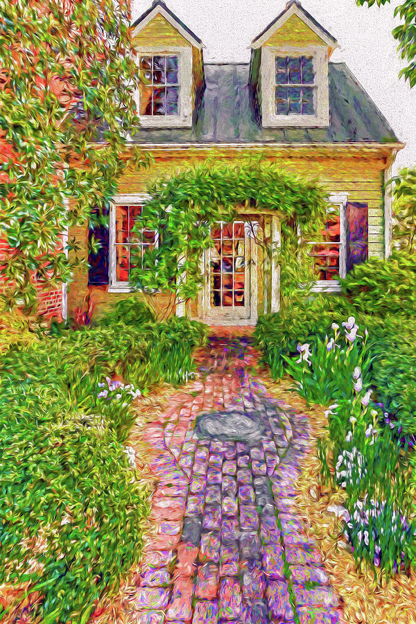 Spring Cottage Photograph by Jerry Gammon