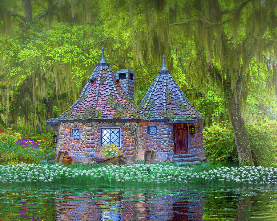 Spring Cottage Digital Art by Mark Andrew Thomas