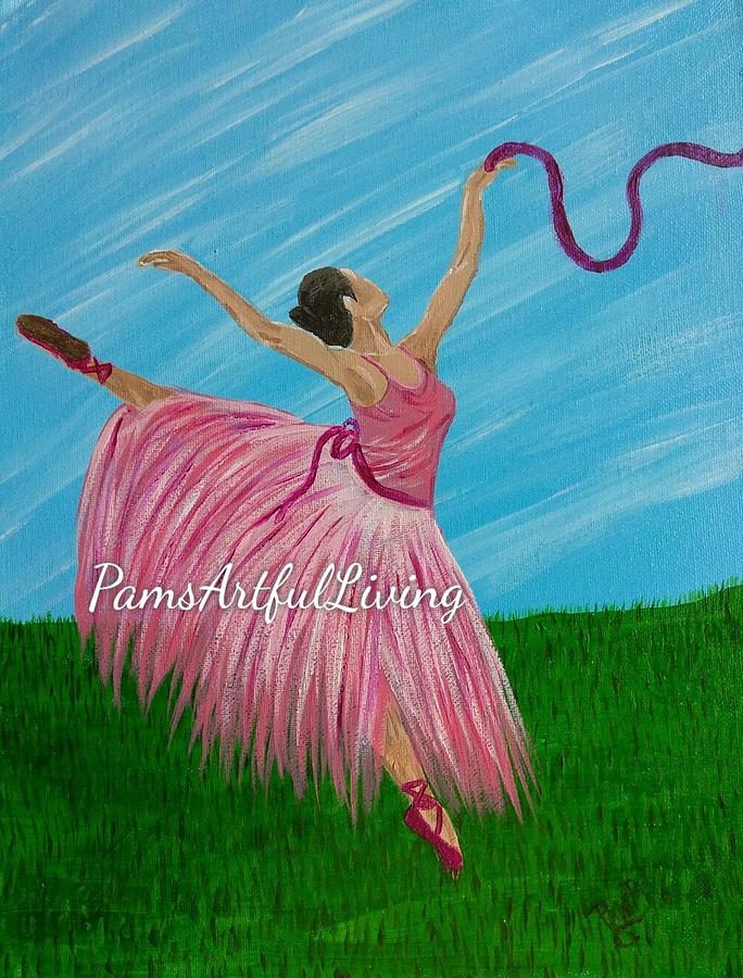 Spring Dance Painting by Pamela Burley Fine Art America