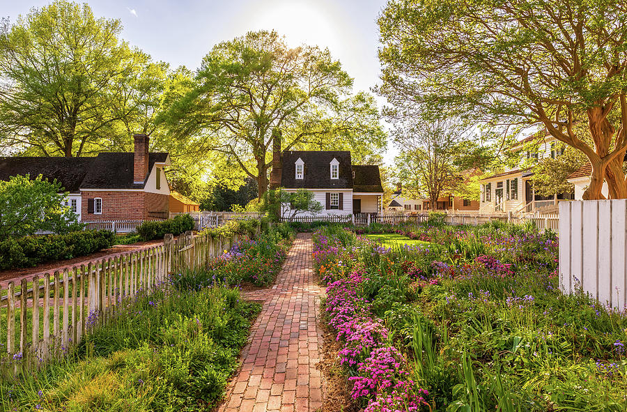 Spring Day in Colonial Williamsburg Photograph by Rachel Morrison