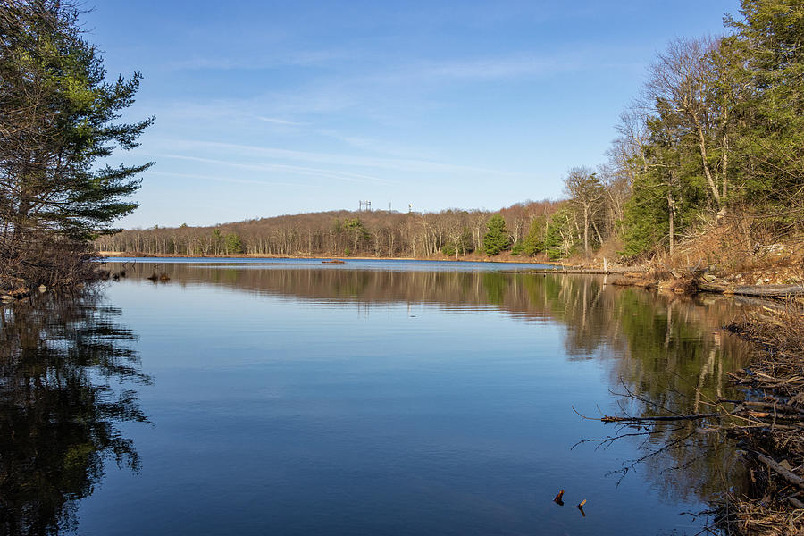 Spring Evening at Louisa Pond Photograph by Jeff Severson