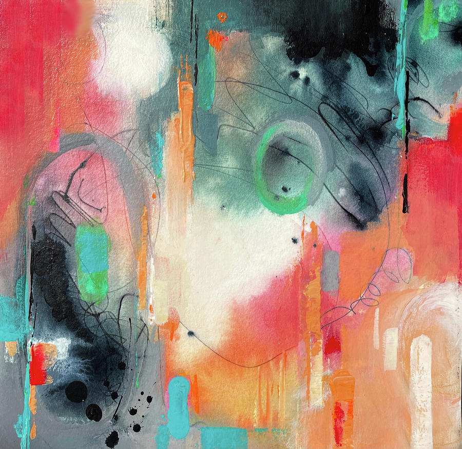Abstract Painting - Spring Fever by Yvonne Joyner