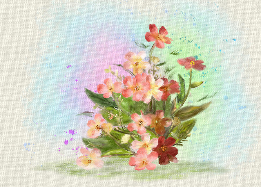 Spring Flower Opening Digital Art by Mary Timman