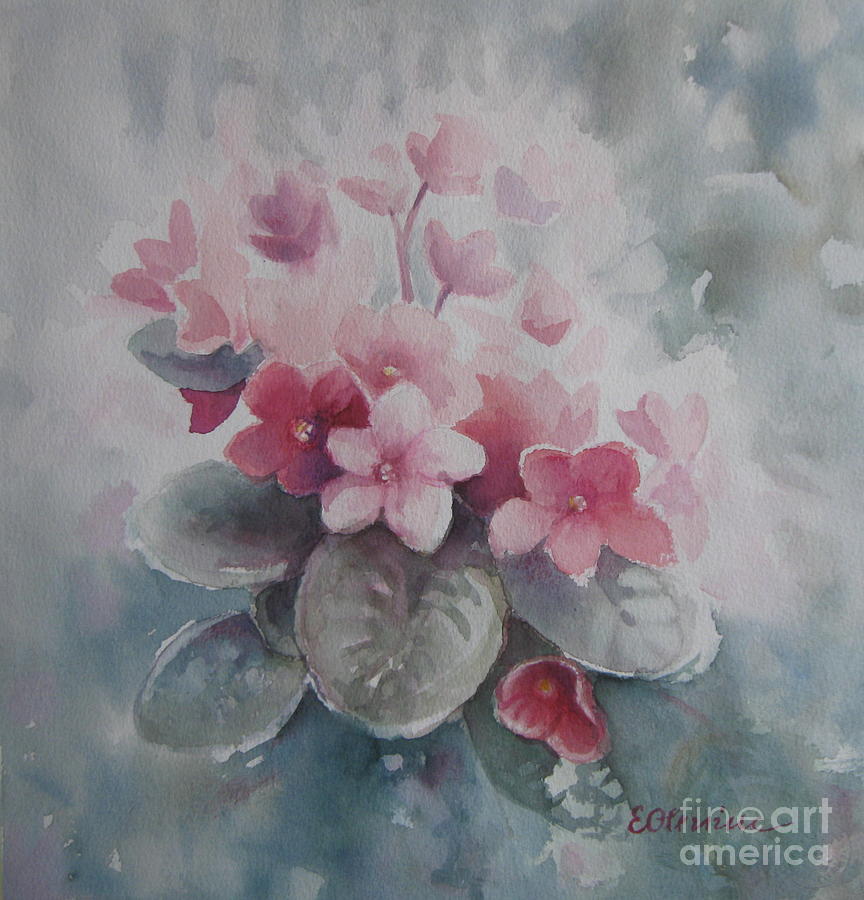 Spring flowers 2 Painting by Elena Oleniuc