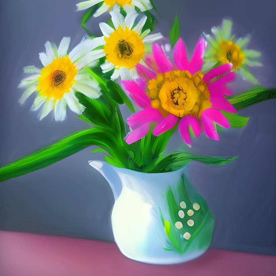 Spring Flowers Digital Art by James Inlow Fine Art America