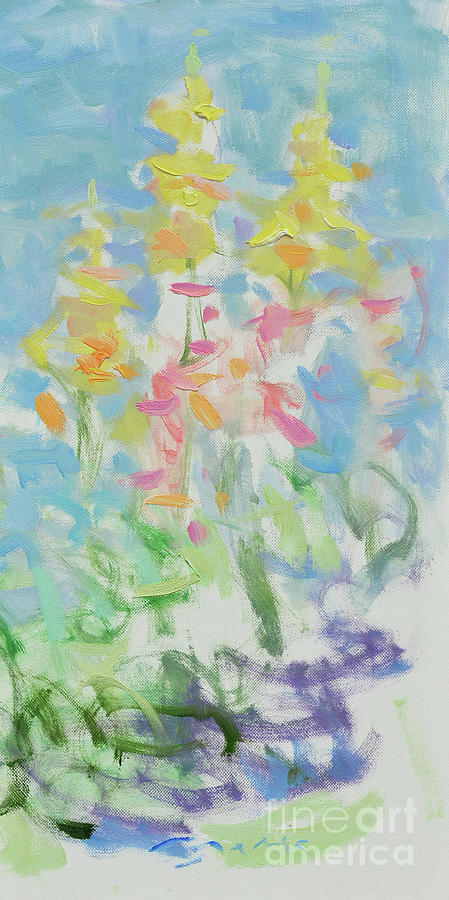 Spring Flowers Painting by Jerry Fresia